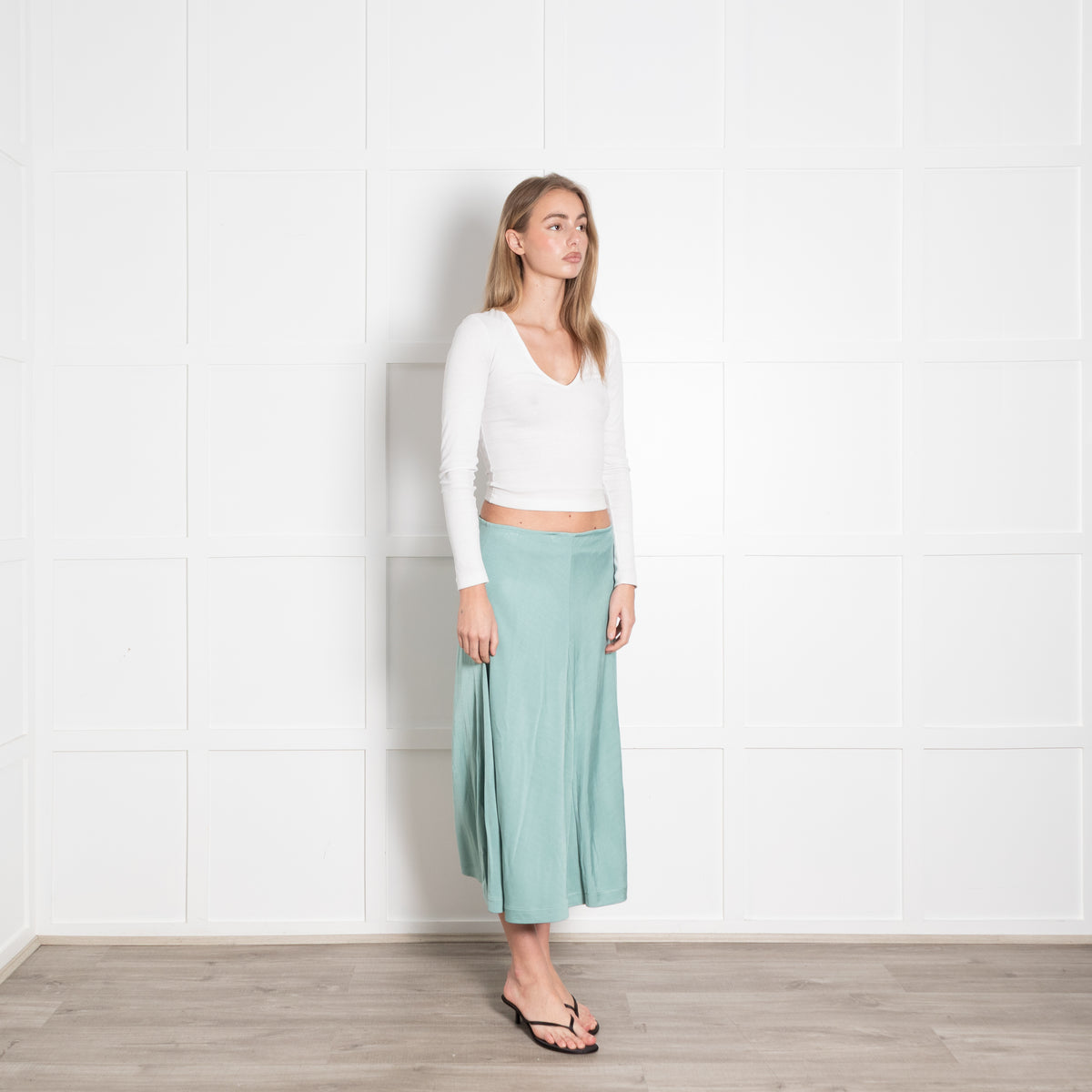 Acne Studios Sage Green Skirt