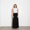 Dries Van Noten Black High Waist Wide Leg Trousers