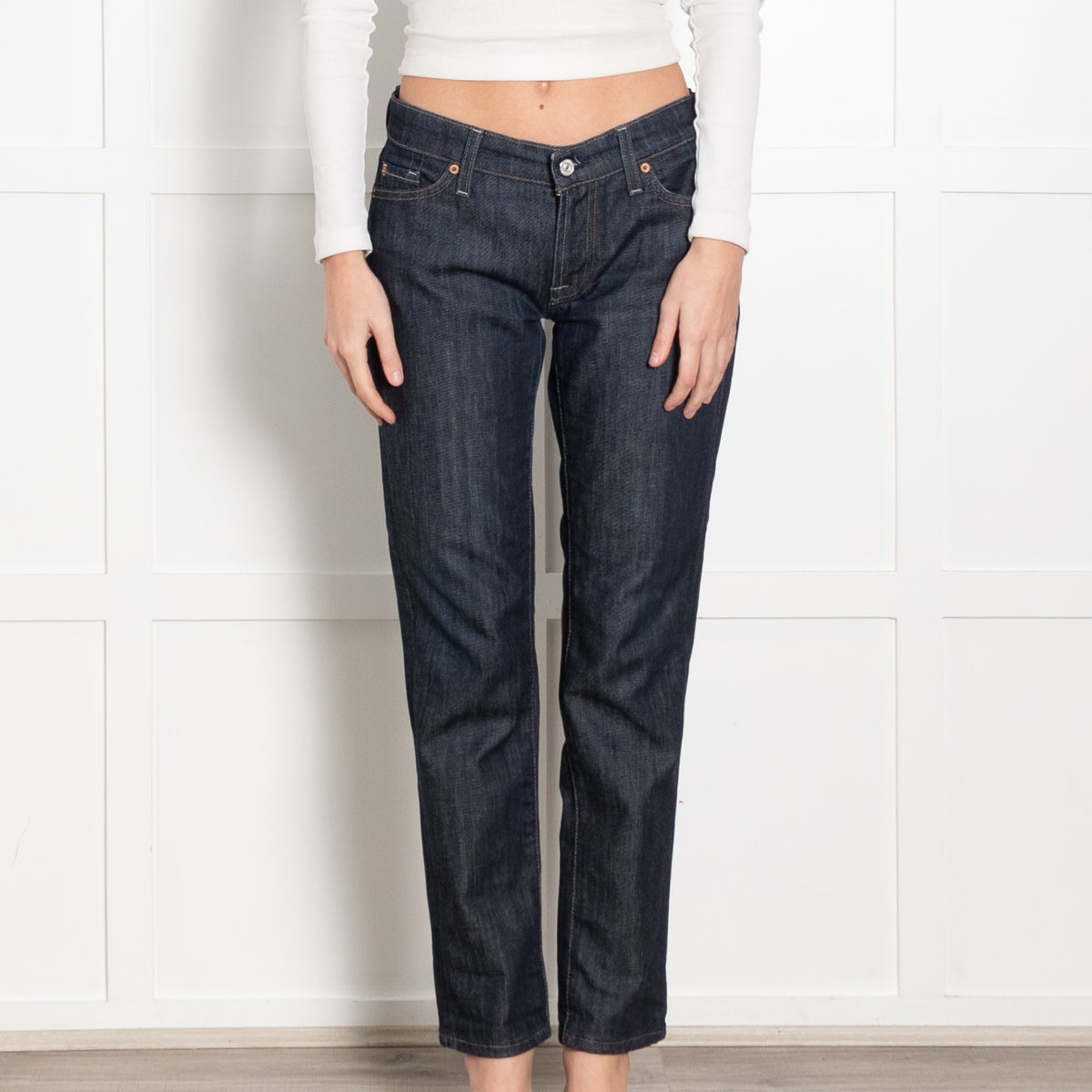 Seven For All Mankind Utility Blue Roxanne Jeans