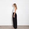 Dries Van Noten Black High Waist Wide Leg Trousers