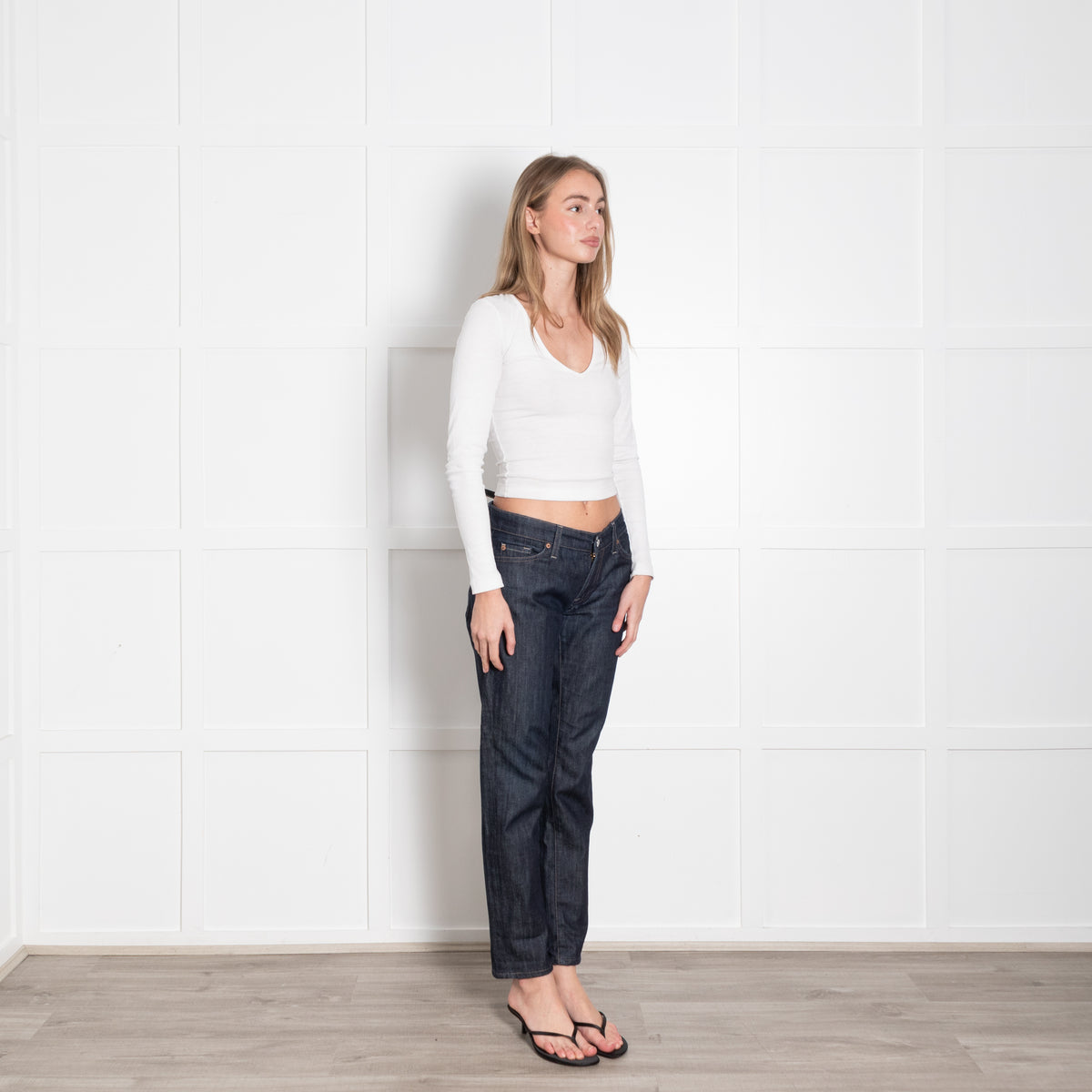 Seven For All Mankind Utility Blue Roxanne Jeans
