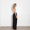Dries Van Noten Black High Waist Wide Leg Trousers