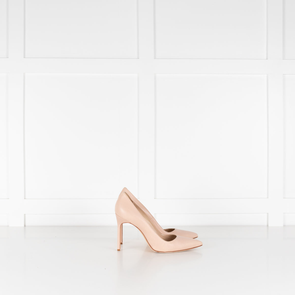 Manolo Blahnik Nude Court Shoes