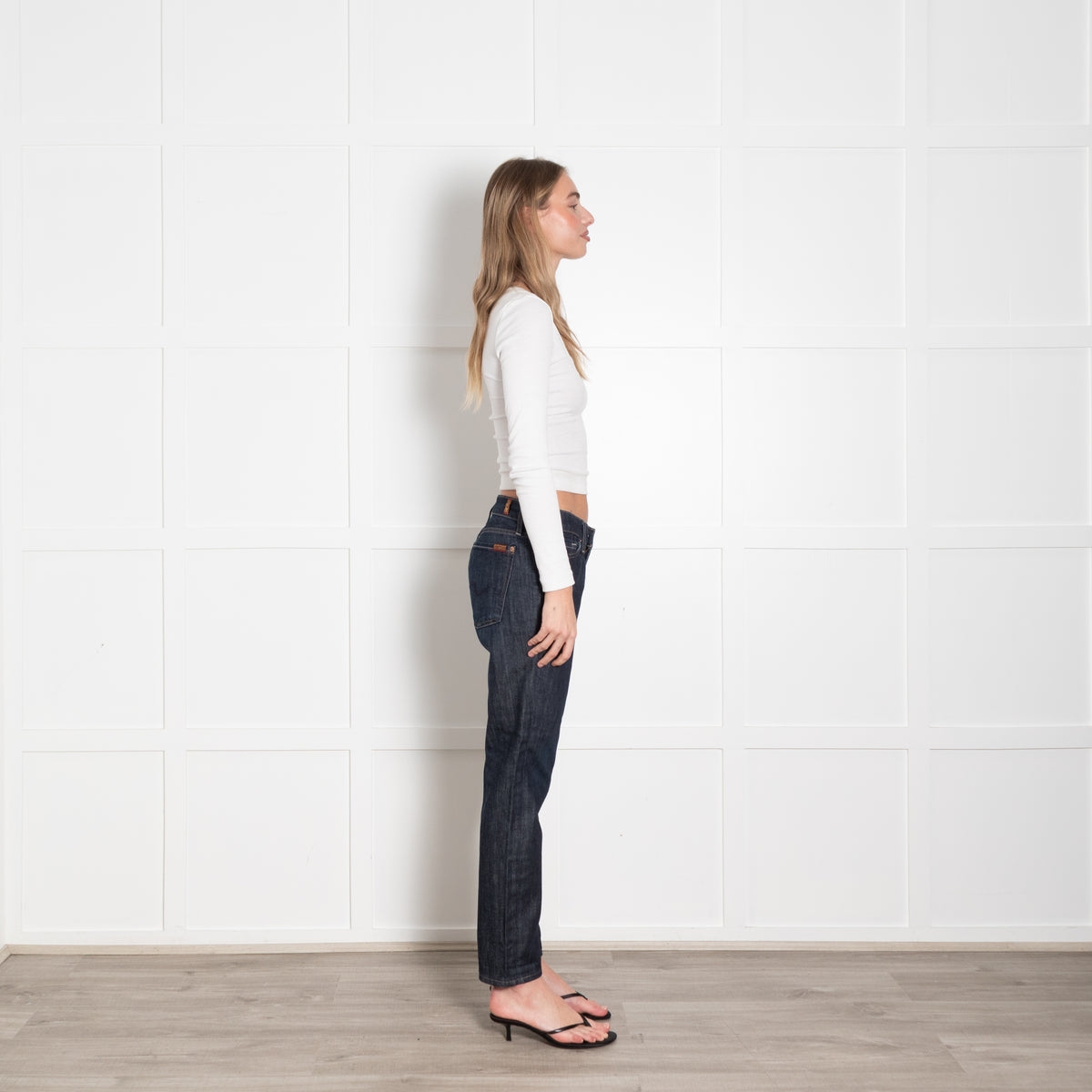 Seven For All Mankind Utility Blue Roxanne Jeans