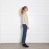 Marie Sixtine Cream Mohair Sweater With Silver And Diamante Yoke