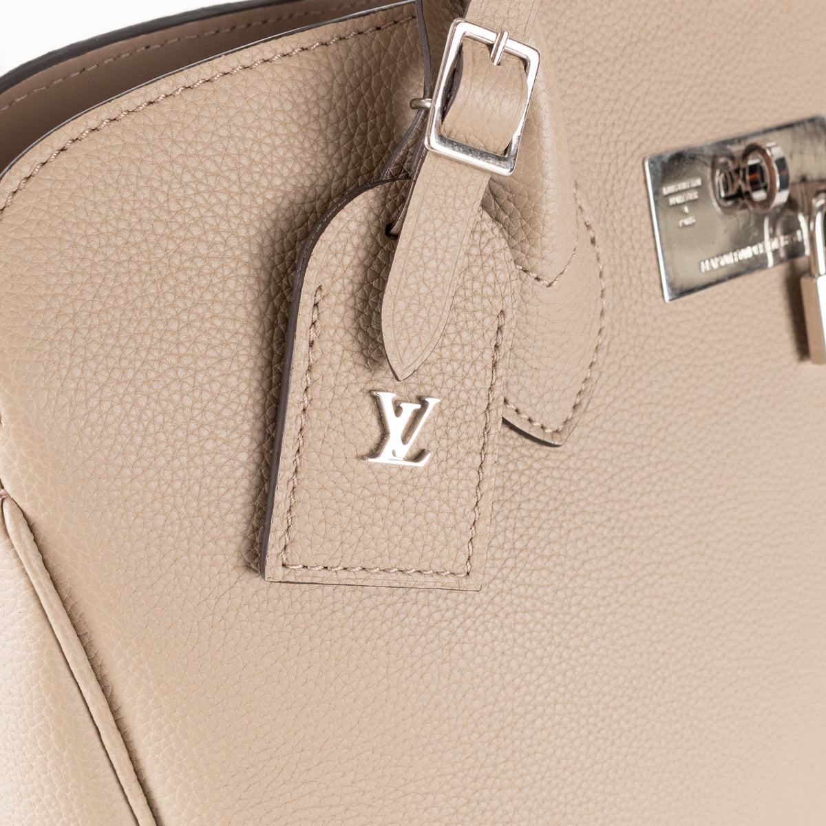 Louis Vuitton Taupe Leather Milla MM Bag