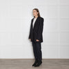 Stella McCartney Boyfriend Black And White Pinstripe Blazer