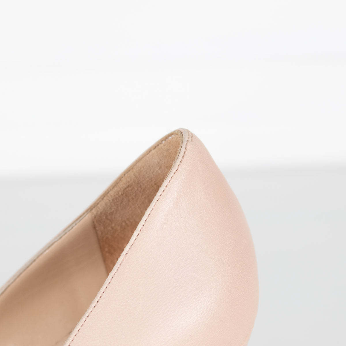 Manolo Blahnik Nude Court Shoes