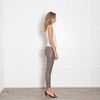 Max Mara Leisure Taupe Leather Look Leggings