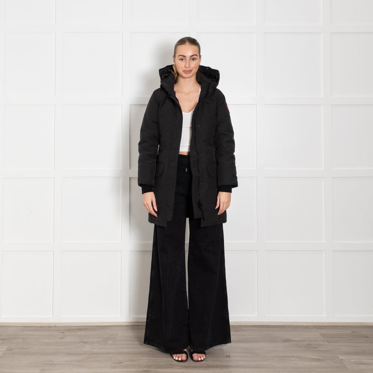 Canada Goose Black Puffer Short Coat