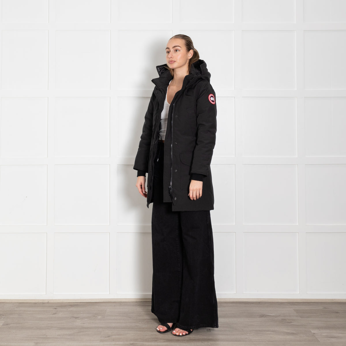 Canada Goose Black Puffer Short Coat