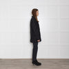Stella McCartney Boyfriend Black And White Pinstripe Blazer