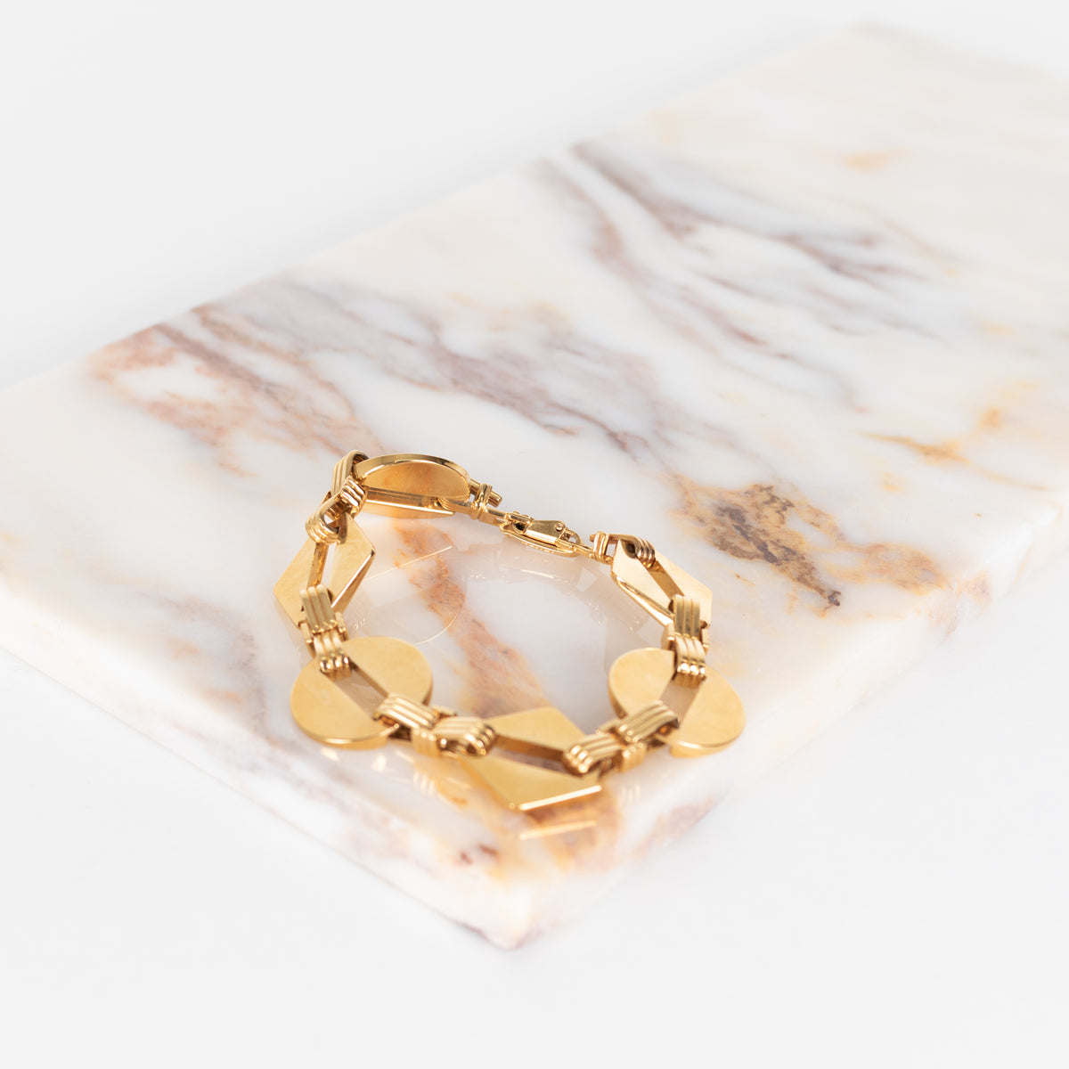 Lanvin Gold Tone Chunky Bracelet