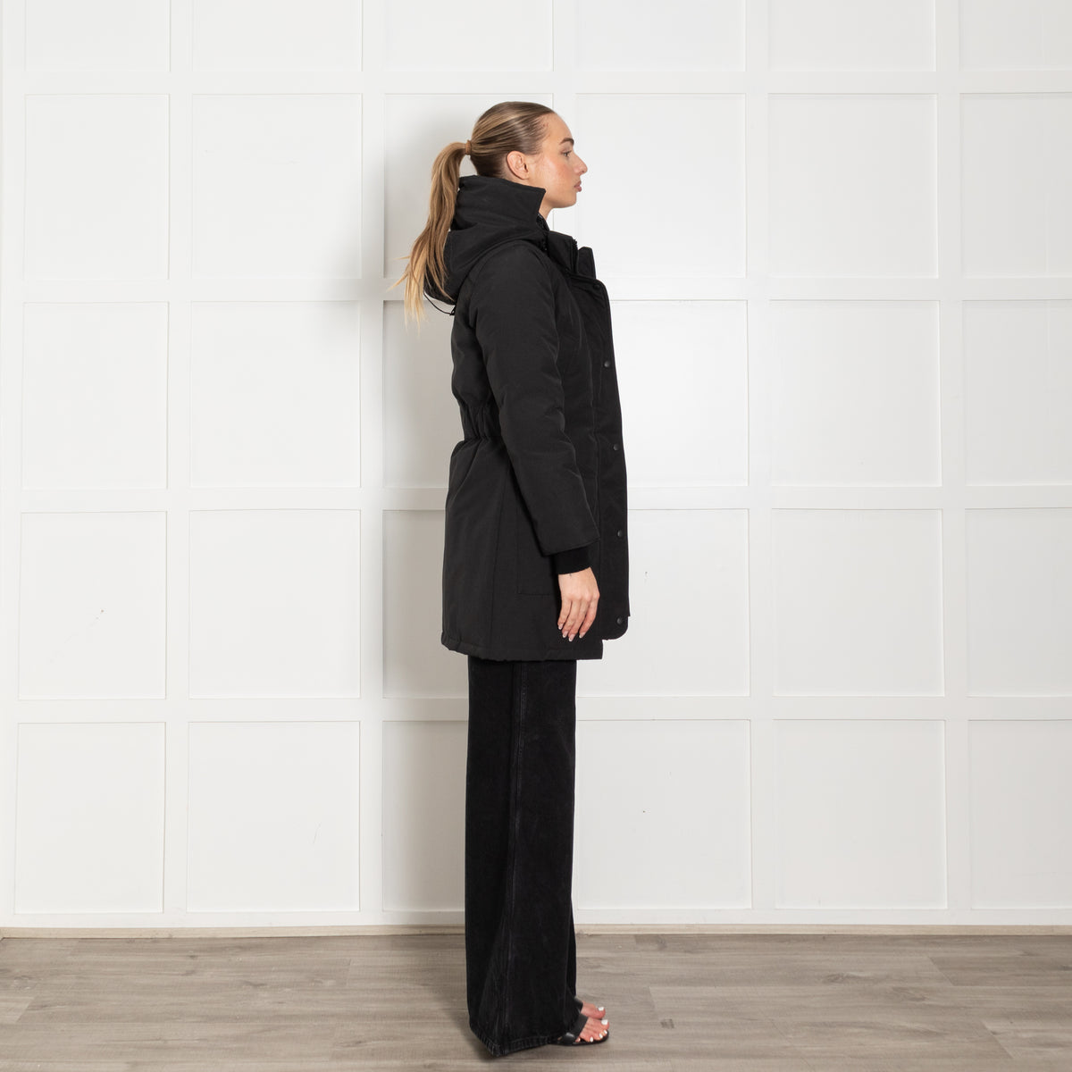 Canada Goose Black Puffer Short Coat