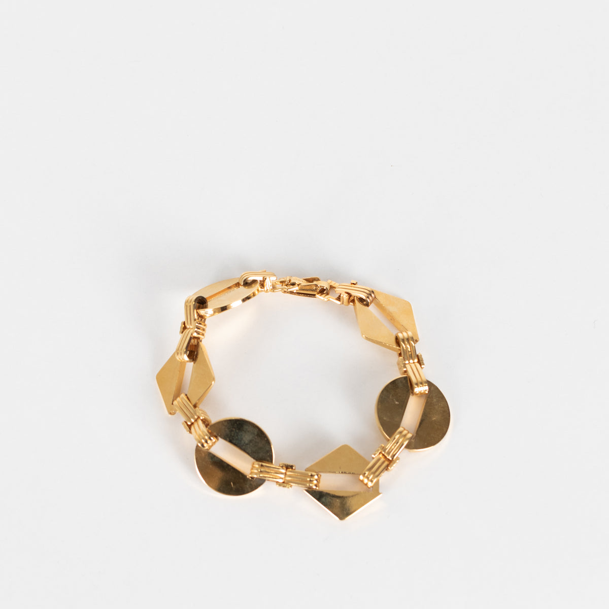Lanvin Gold Tone Chunky Bracelet