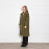 Sea New York Green and Mustard Check Coat