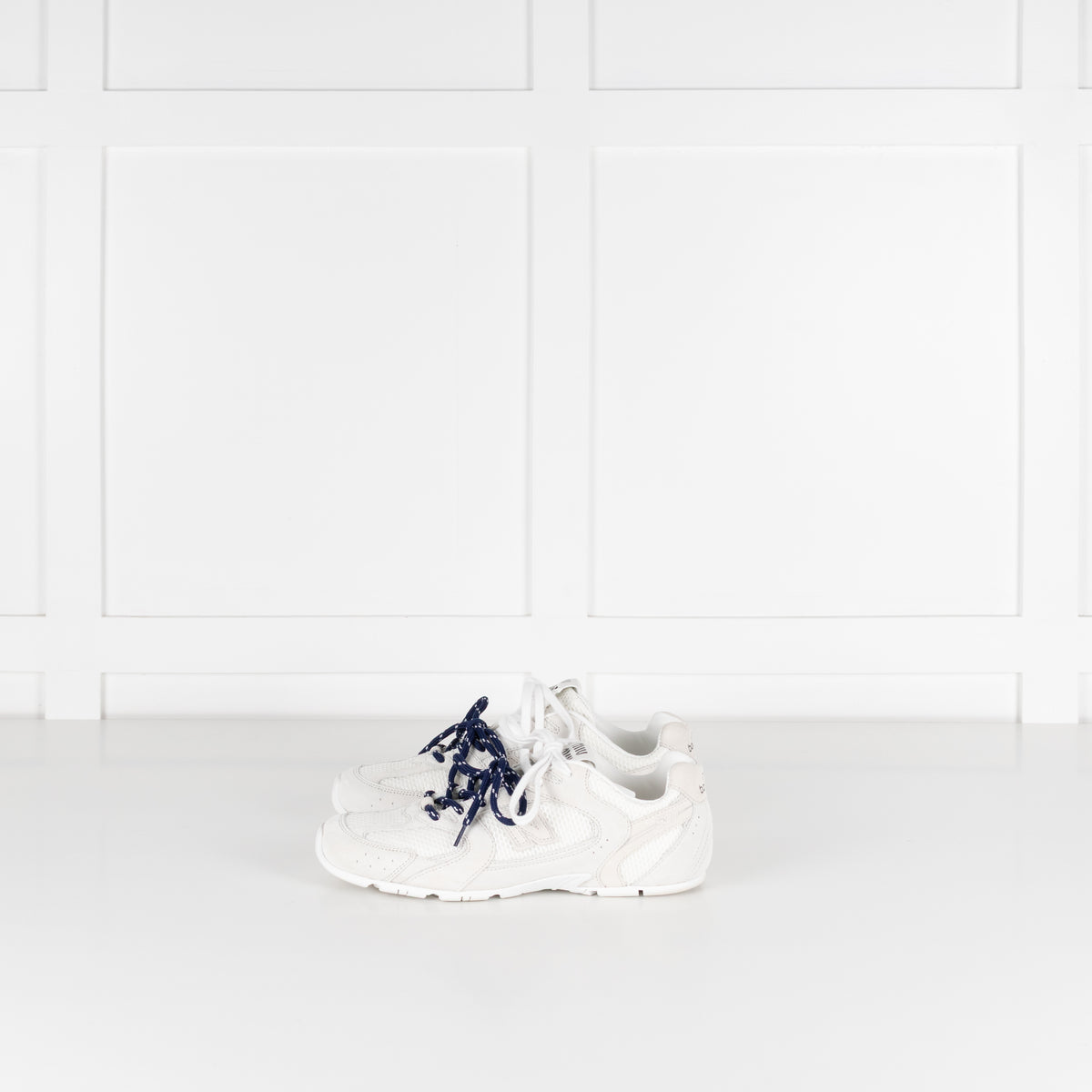 Miu Miu x New Balance White 530 SL Suede Mesh Trainers