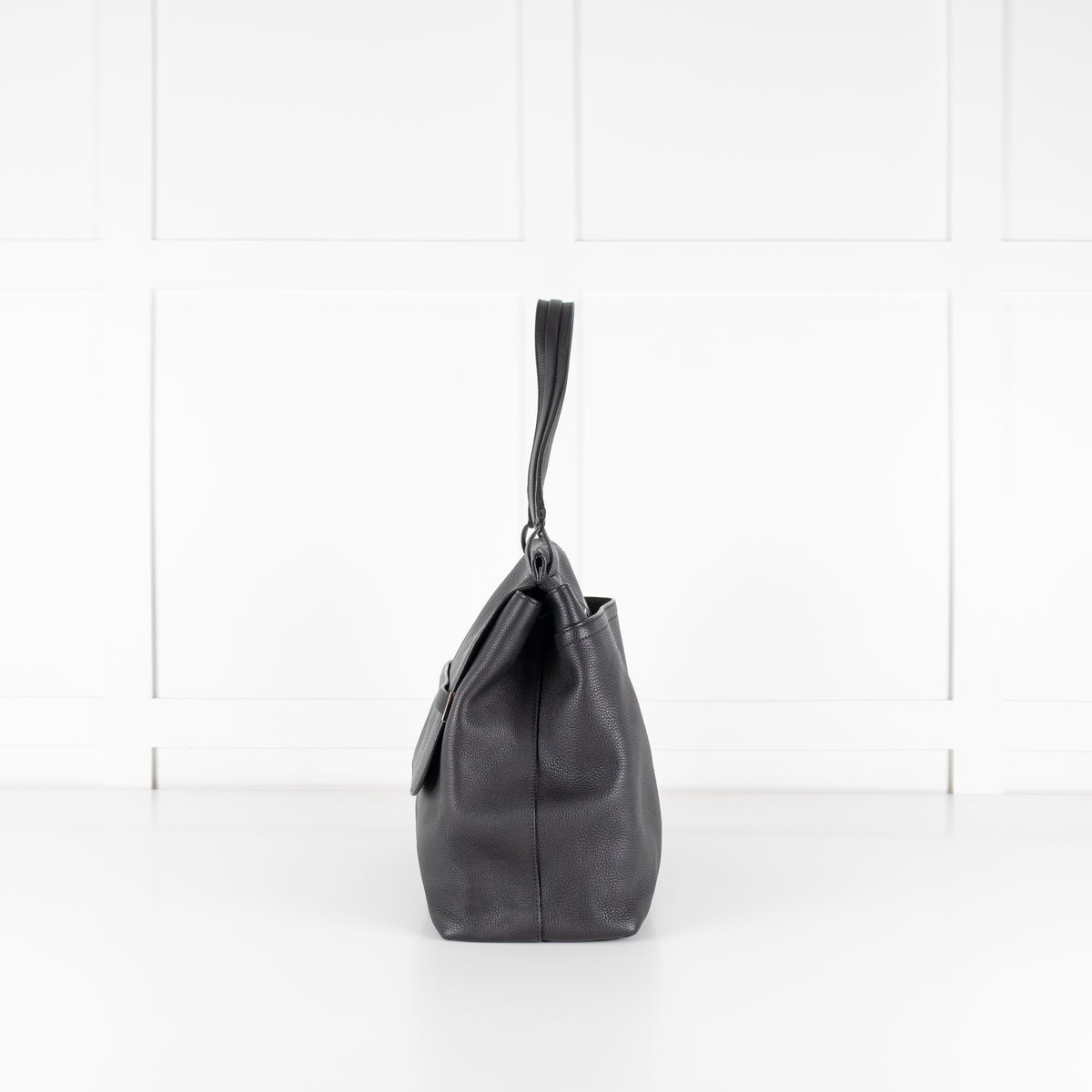 The Row Black Sideby Tote
