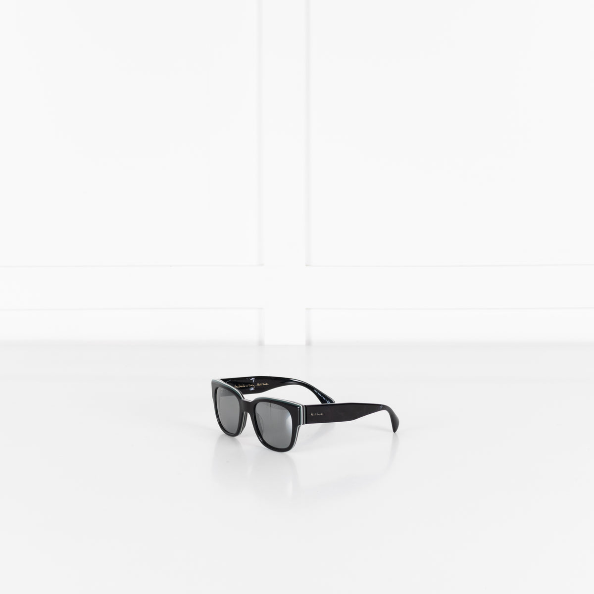 Paul Smith Eamot Black Mirrored Sunglasses