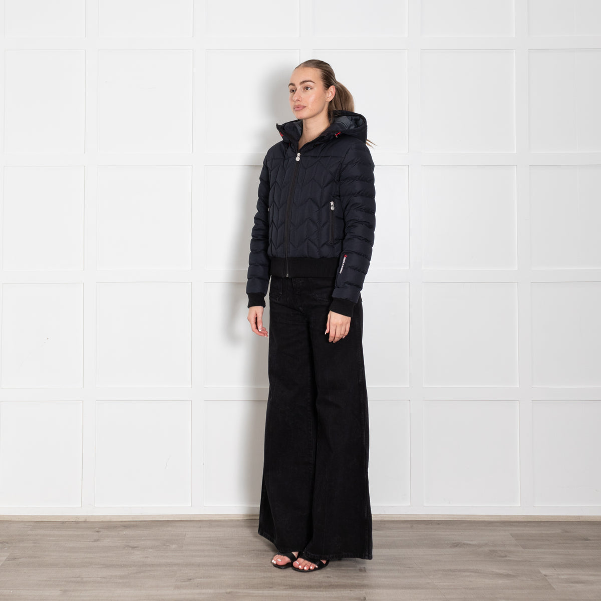 Perfect Moment Navy Blue Puffer Ski Jacket