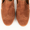 Hermes Tan Suede Round Toe Heeled Shoes