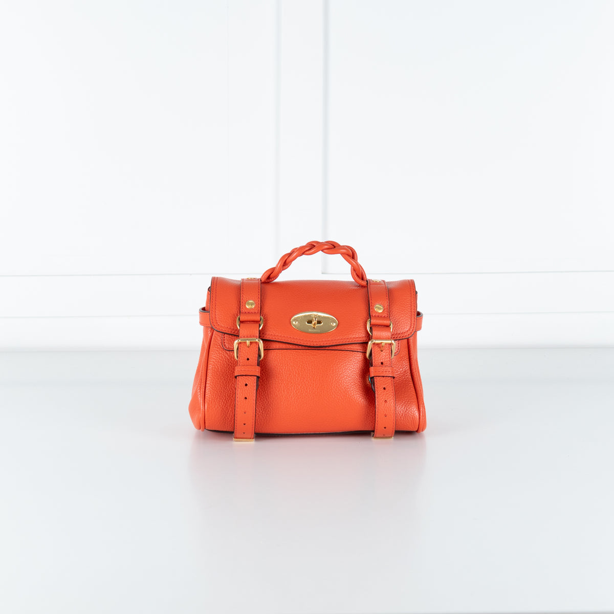 Mulberry Orange Mini Alexa Bag