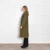 Sea New York Green and Mustard Check Coat