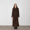 Joseph Brown Full Length Shearling Coat