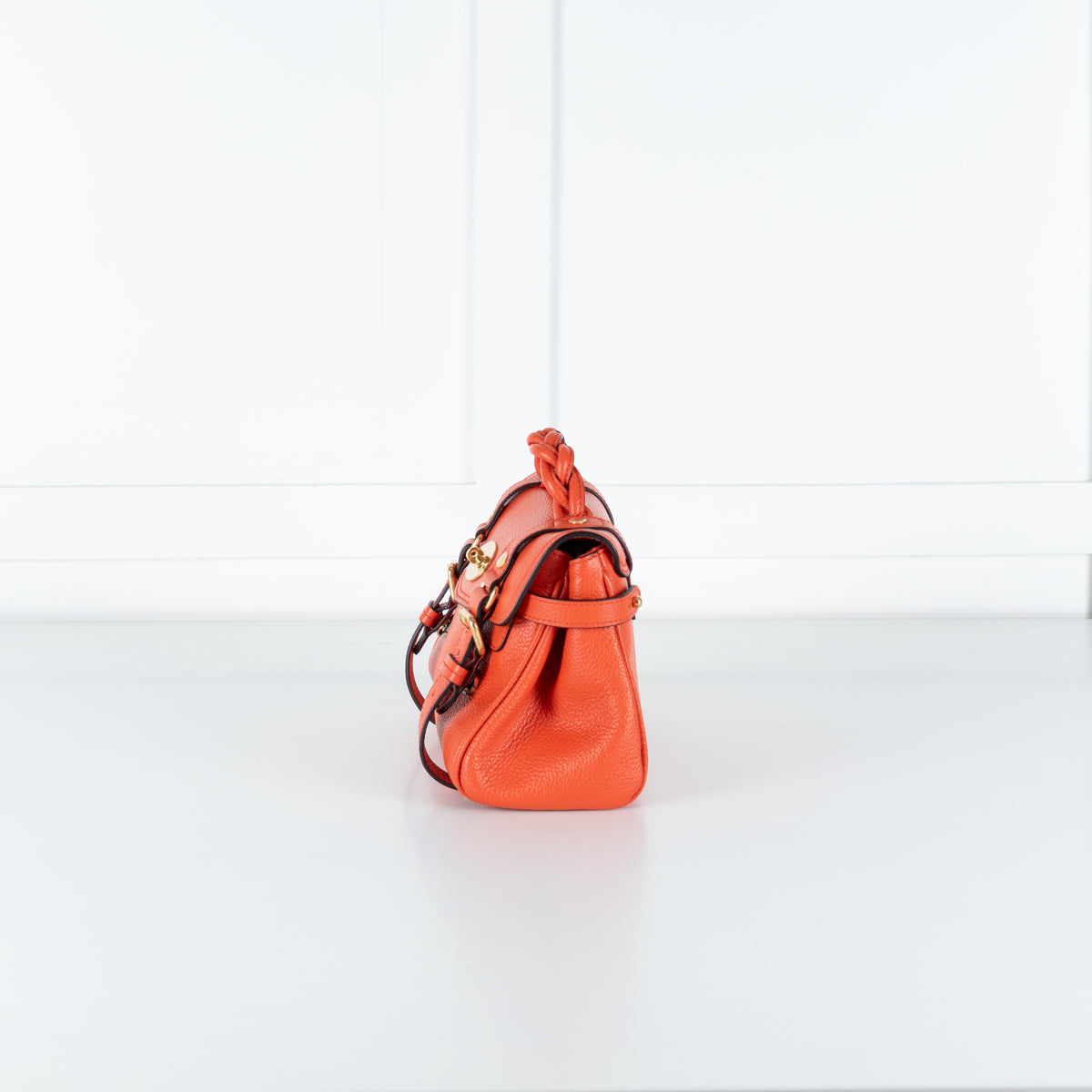 Mulberry Orange Mini Alexa Bag