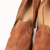 Hermes Tan Suede Round Toe Heeled Shoes