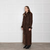 Joseph Brown Full Length Shearling Coat