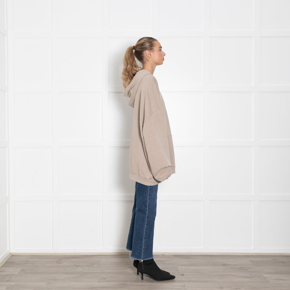 Alo yoga Chill Vintage Wash Taupe Hoodie