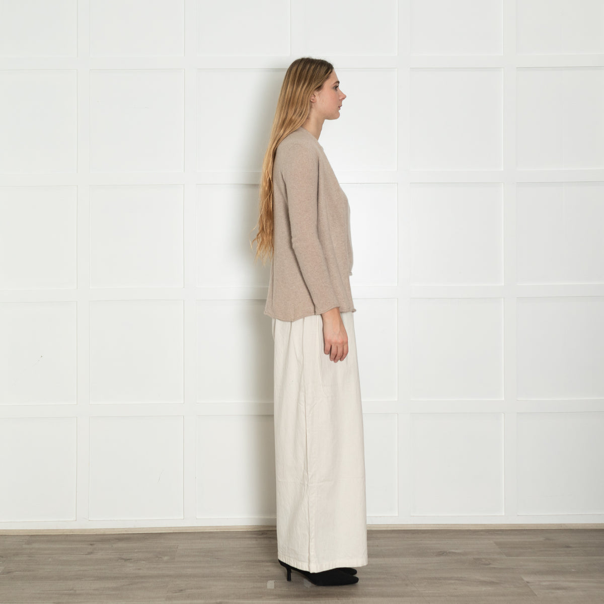 Lamberton Losani Beige Cashmere Twinset