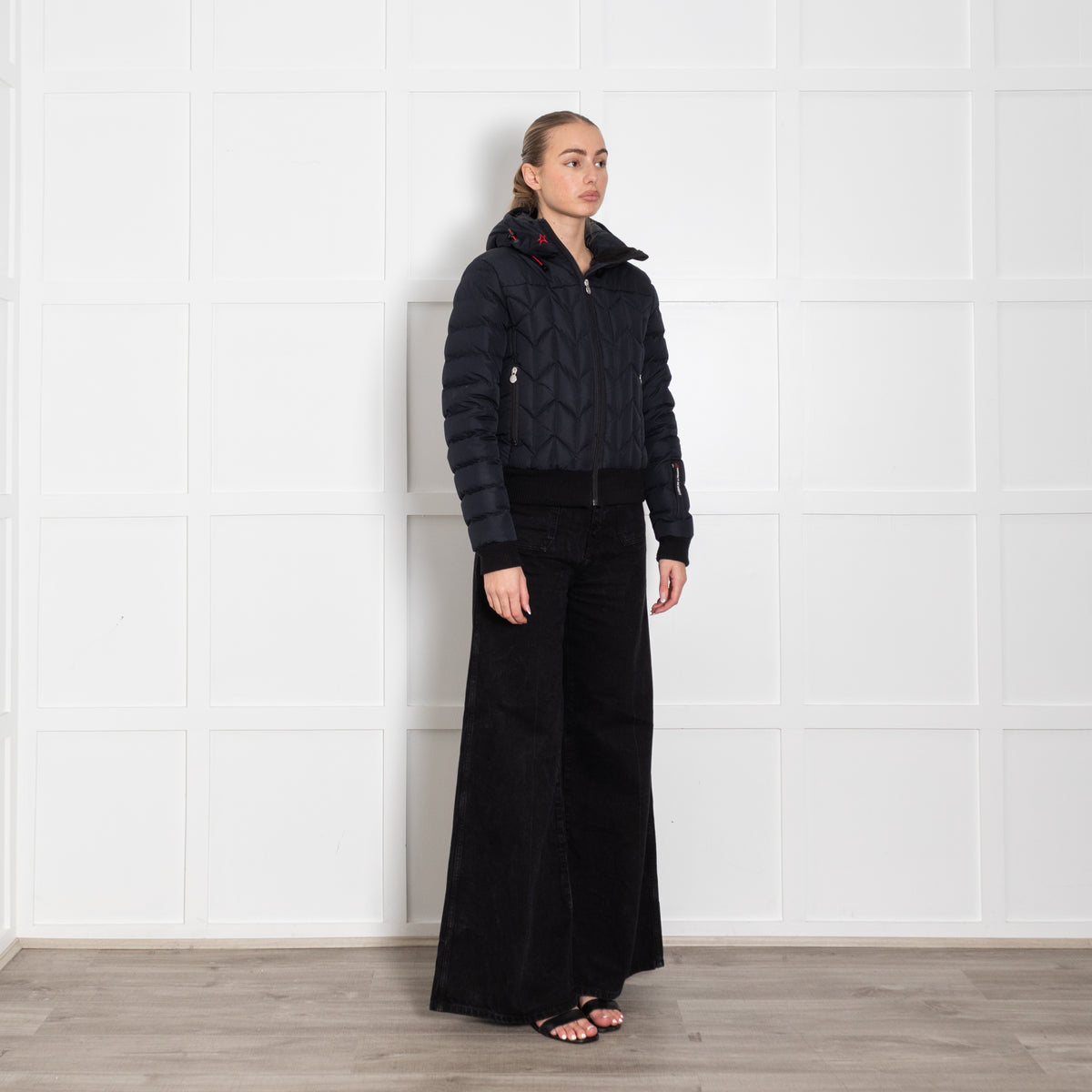 Perfect Moment Navy Blue Puffer Ski Jacket