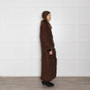 Joseph Brown Full Length Shearling Coat