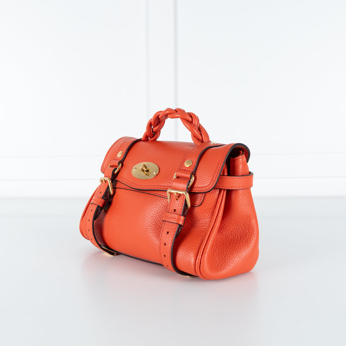 Mulberry Orange Mini Alexa Bag