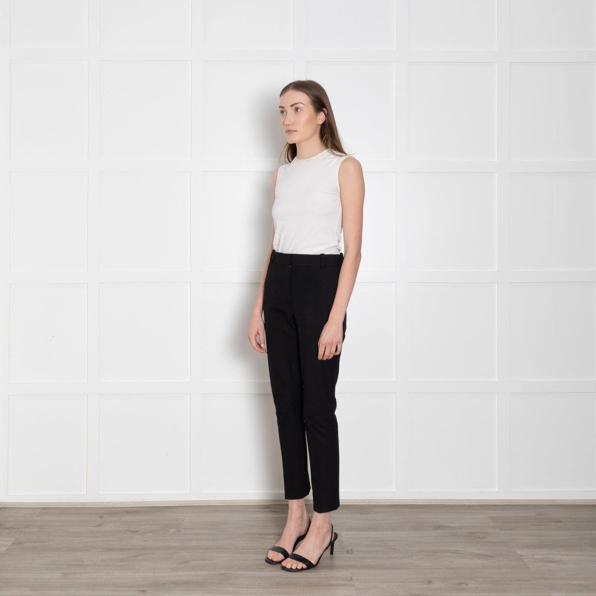 Joseph Black Garbardine Stretch Slim Trouser