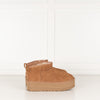 Ugg Tan Suede Classic Ultra Mini Platform Boots