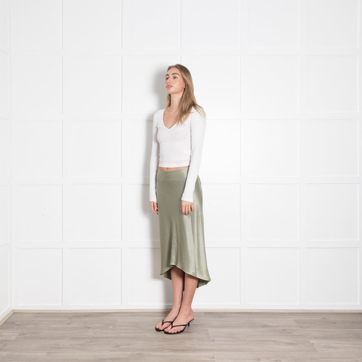Alice + Olivia Sage Slip Skirt