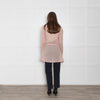 Theory Pale Dusty Pink Mohair Cardigan With Belt