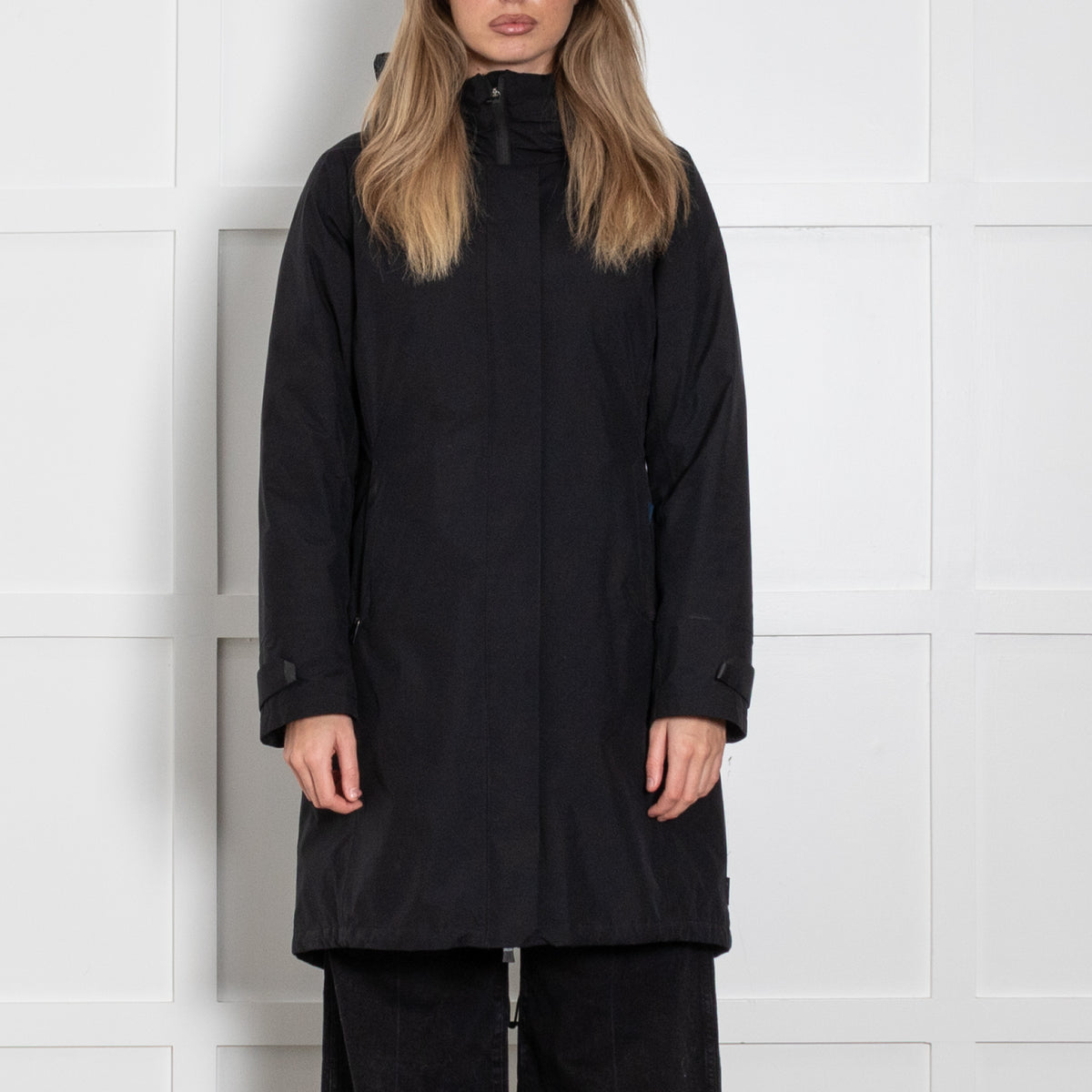 Herno Black Windproof Padded Goose Down Hooded Parka