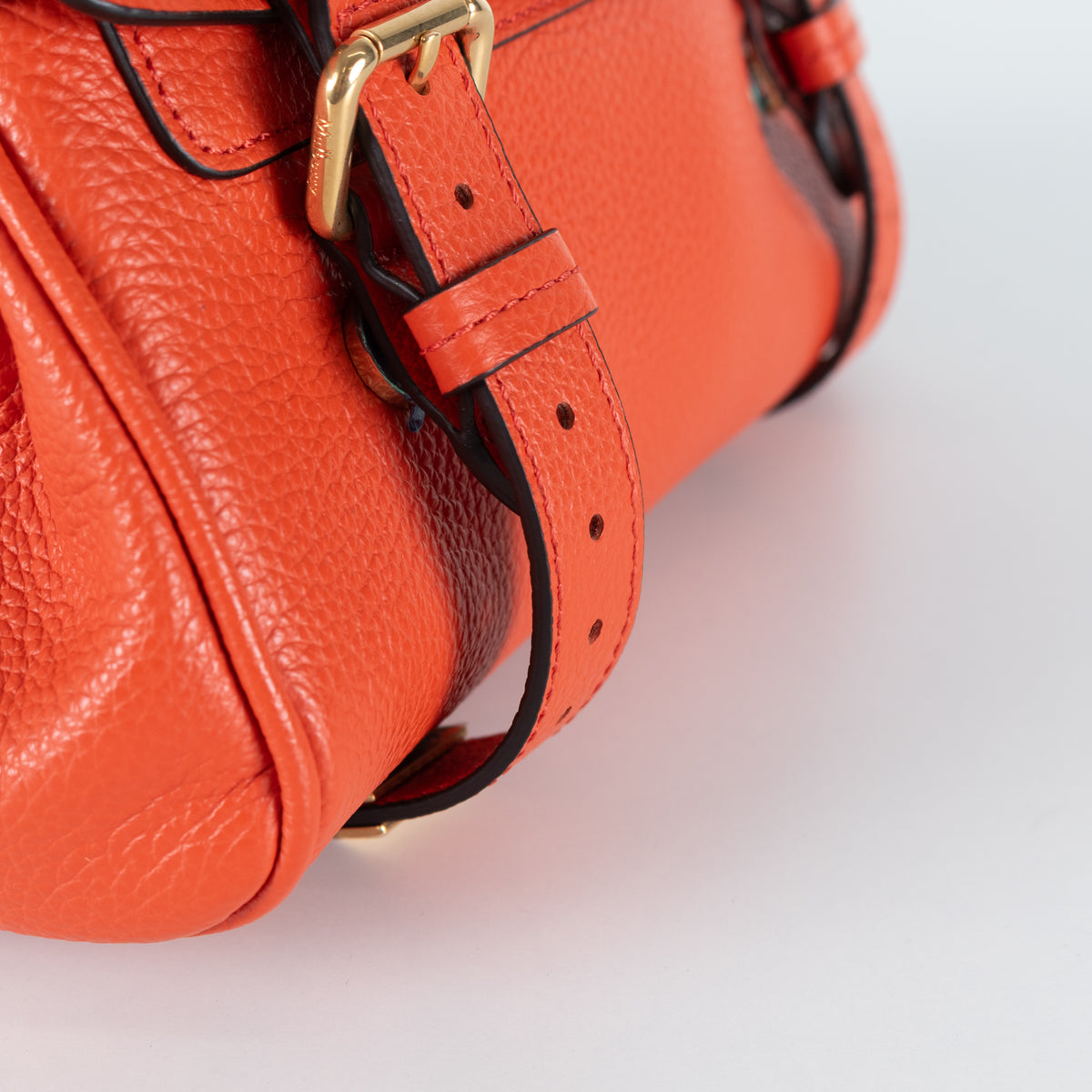 Mulberry Orange Mini Alexa Bag