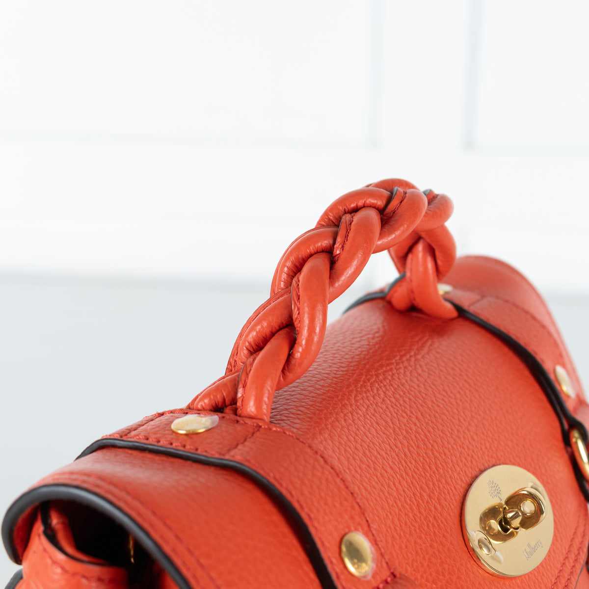 Mulberry Orange Mini Alexa Bag