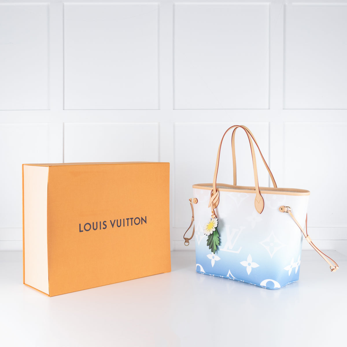 Louis Vuitton Blue By The Pool Neverfull MM Tote - Limited Edition