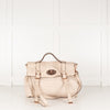 Mulberry Cream Croc Effect Alexa Bag with Rose Gold Hardware