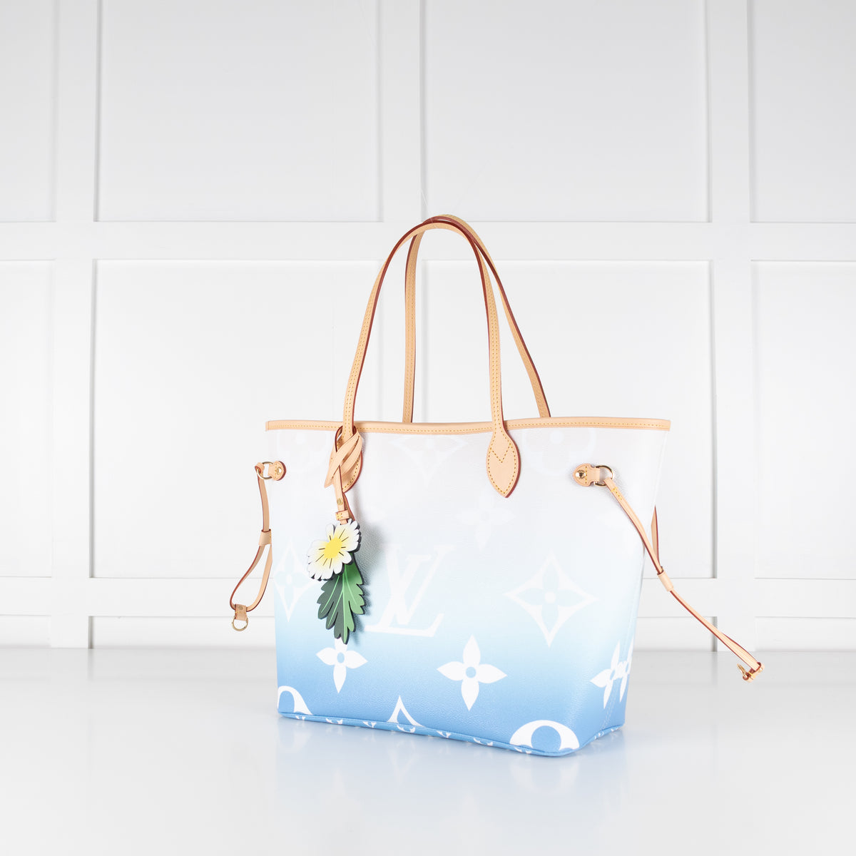Louis Vuitton Blue By The Pool Neverfull MM Tote - Limited Edition