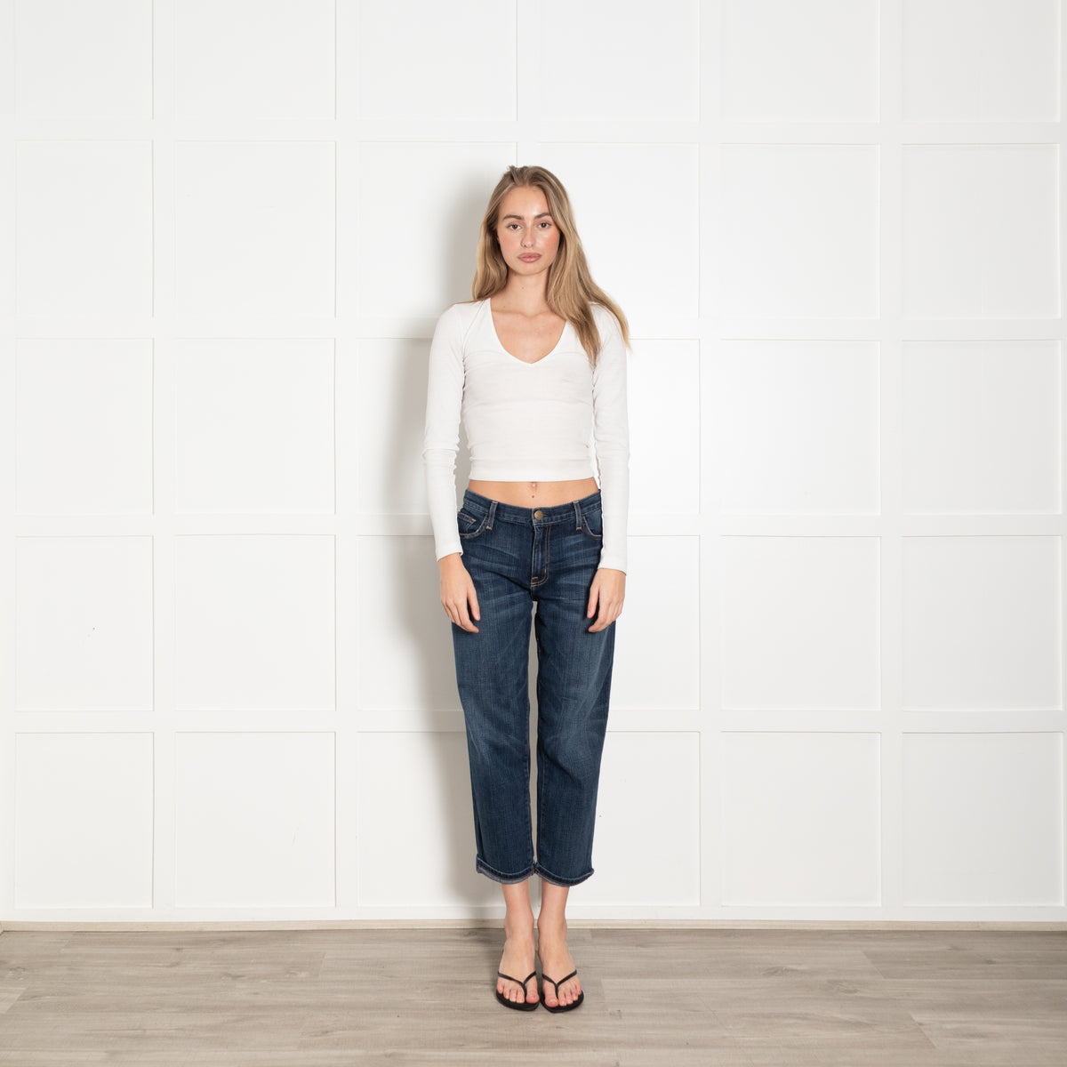 Current Elliott Blue Boyfriend Jeans
