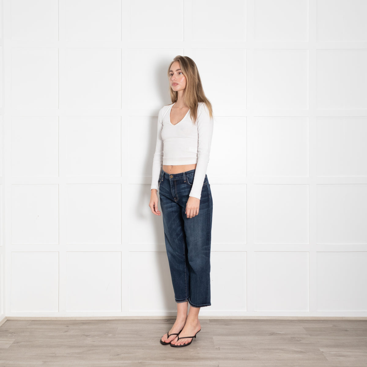 Current Elliott Blue Boyfriend Jeans
