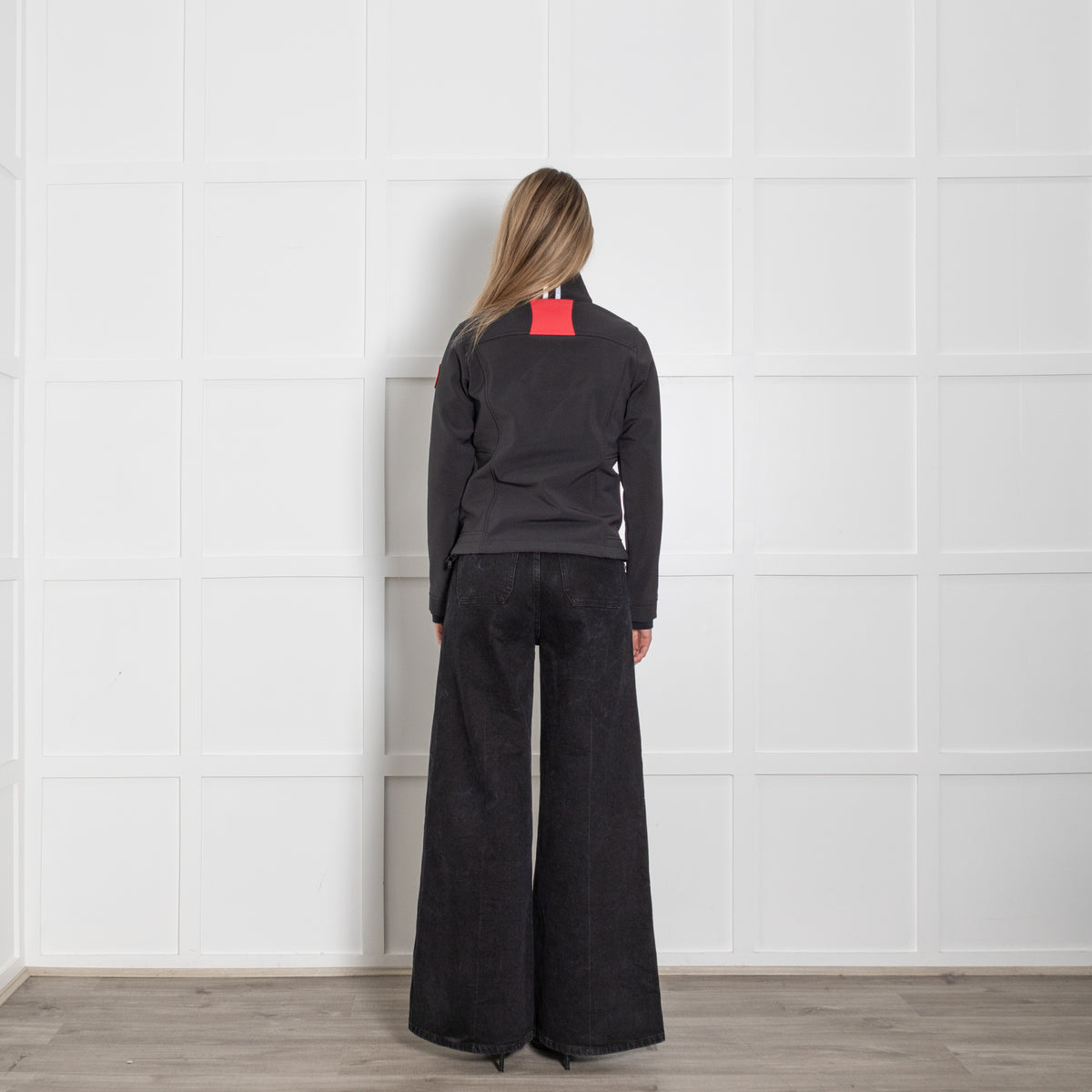 Canada Goose Black Fleece Lined Zip-Up Jacket