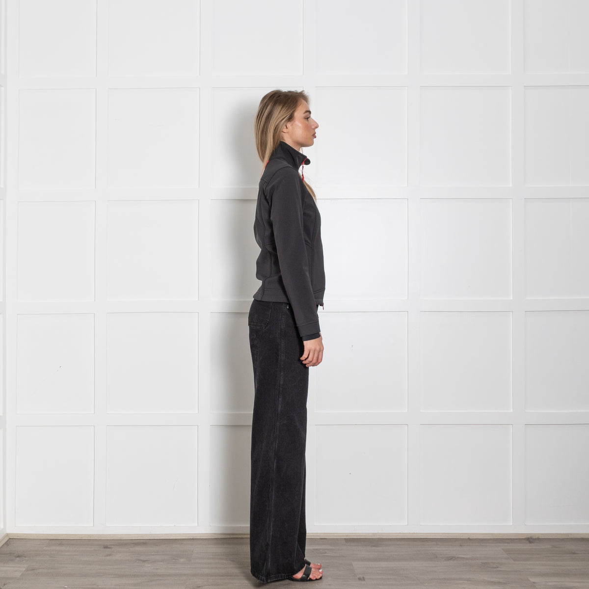 Canada Goose Black Fleece Lined Zip-Up Jacket